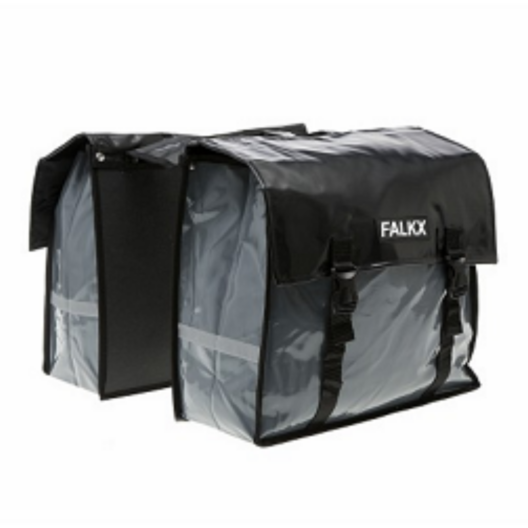 FA0601B Falkx Tas Bisonyl grijs-zwart