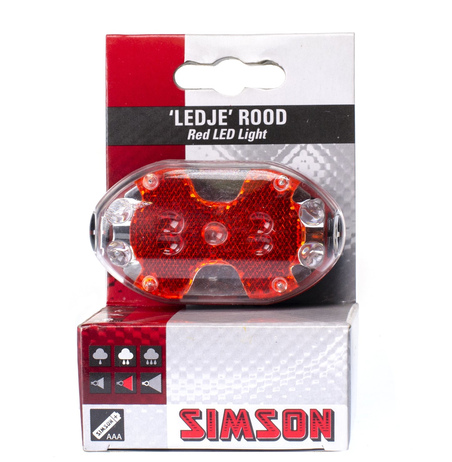 RE0601A Simson batterij achterlicht