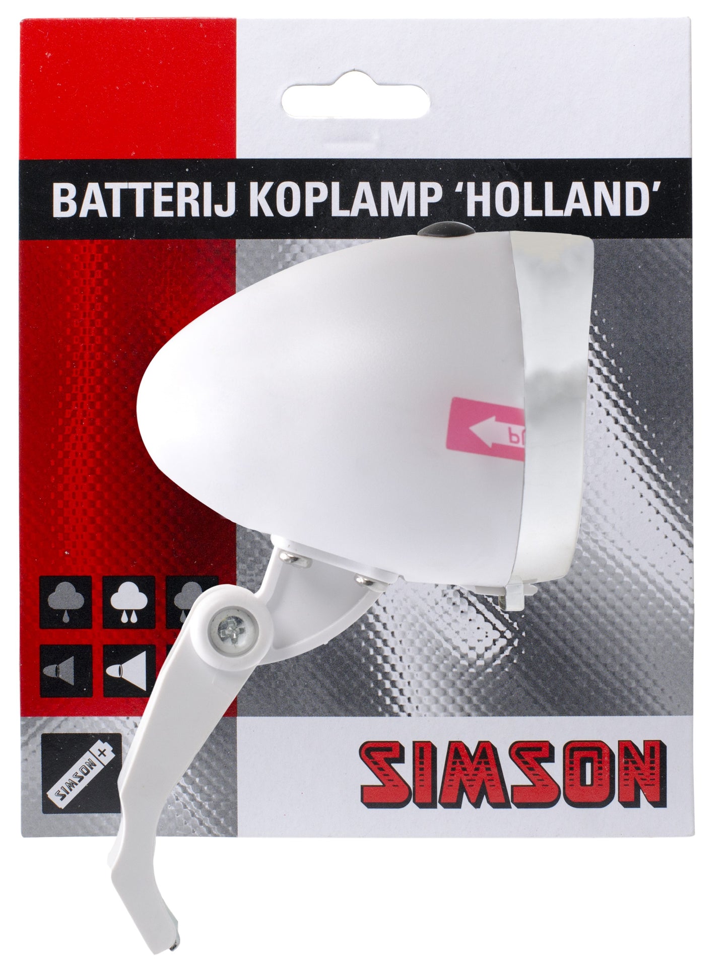 RD0204A Simson batterij koplamp "Holland