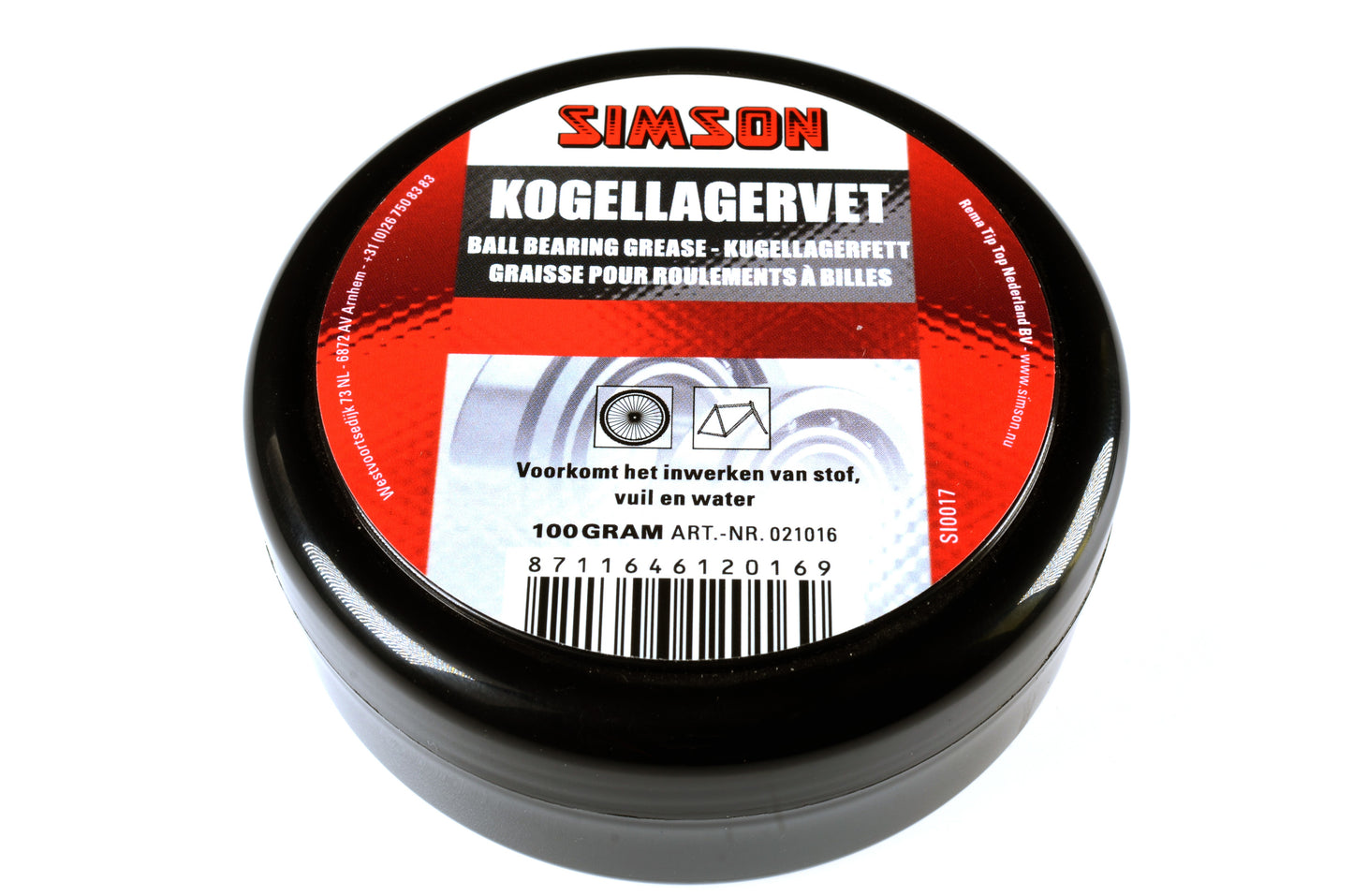 RD0505A Simson kogellagervet 100 gram