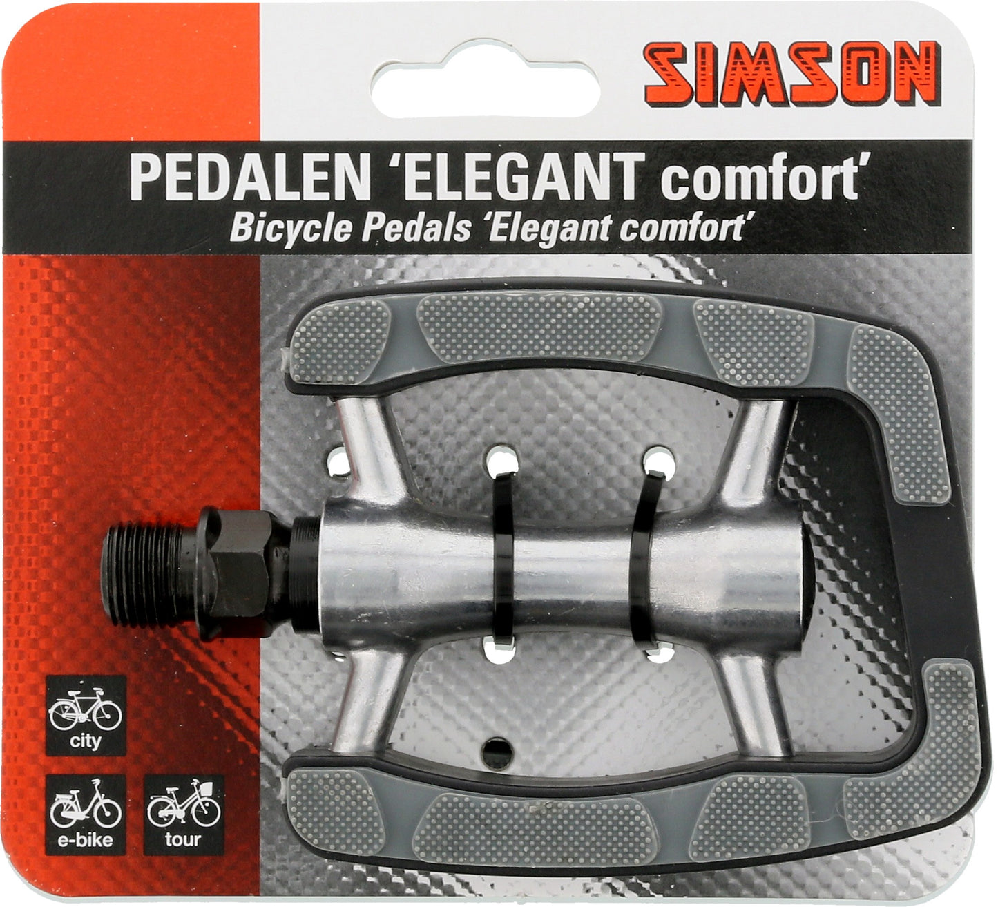 RD0405A Simson pedalen 'Elegant comfort'