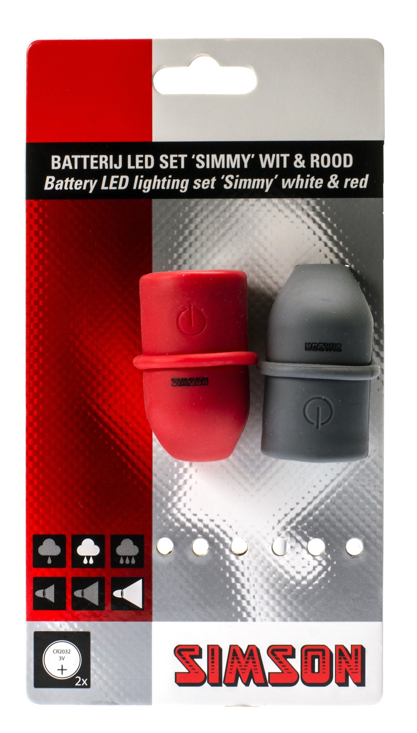 RE1001A Simson batterij LED set ''Simm"
