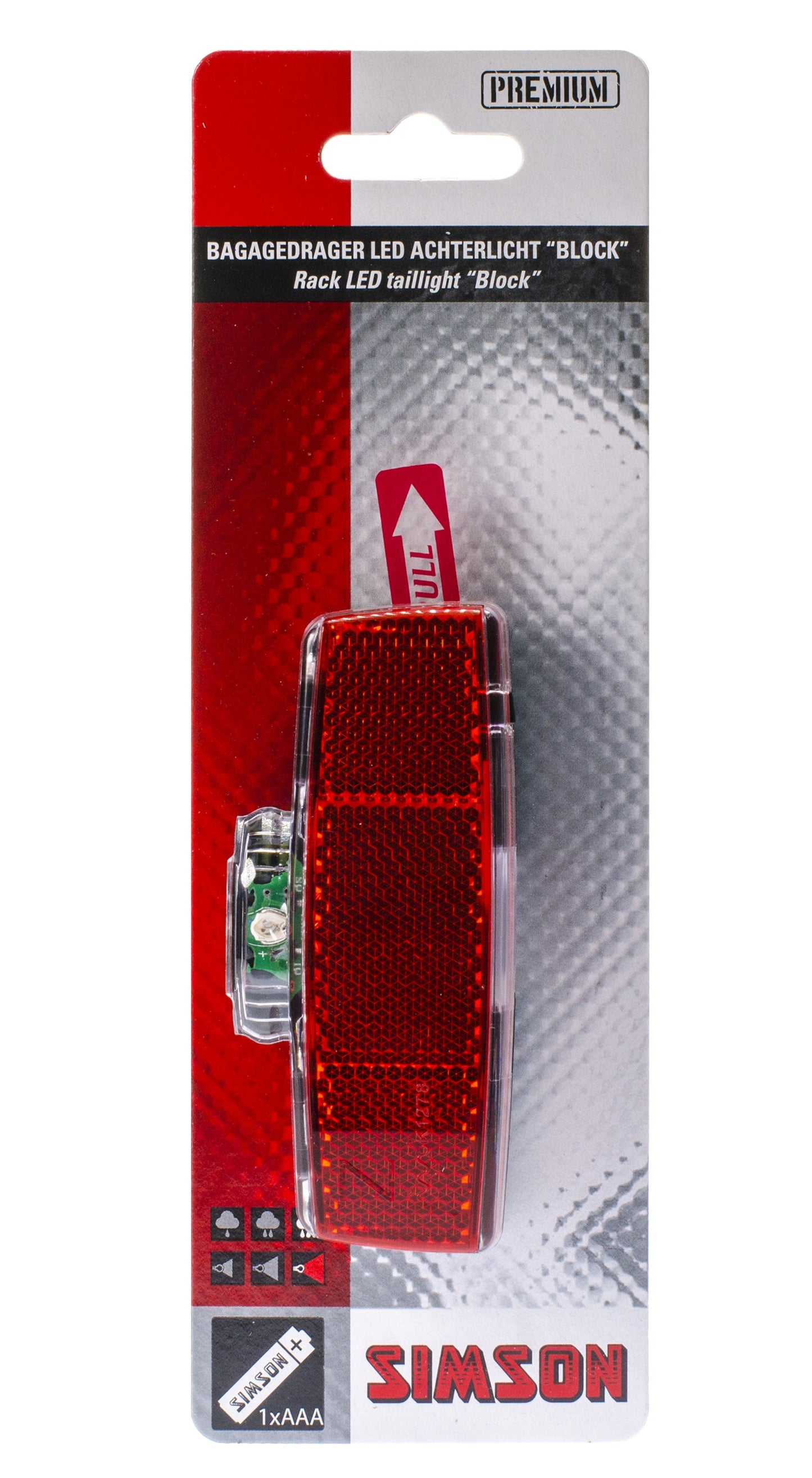 RE0901A Simson Batterij a.licht "Block"
