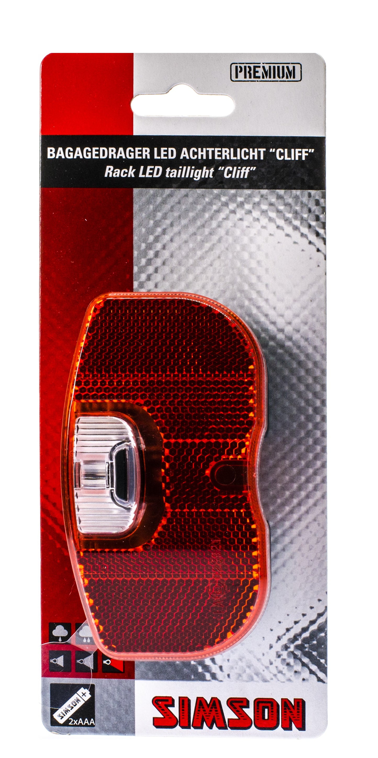 RE0906A Simson Batterij a.licht "Cliff"