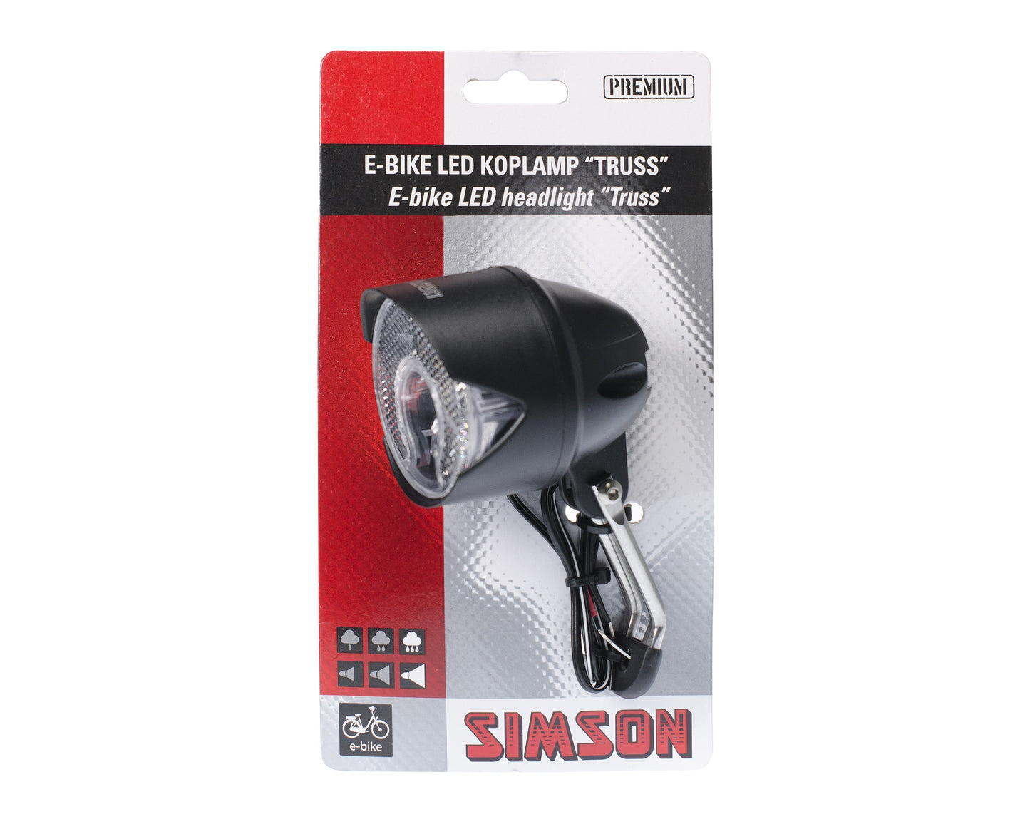RE0402A Simson E-bike koplamp "Truss"