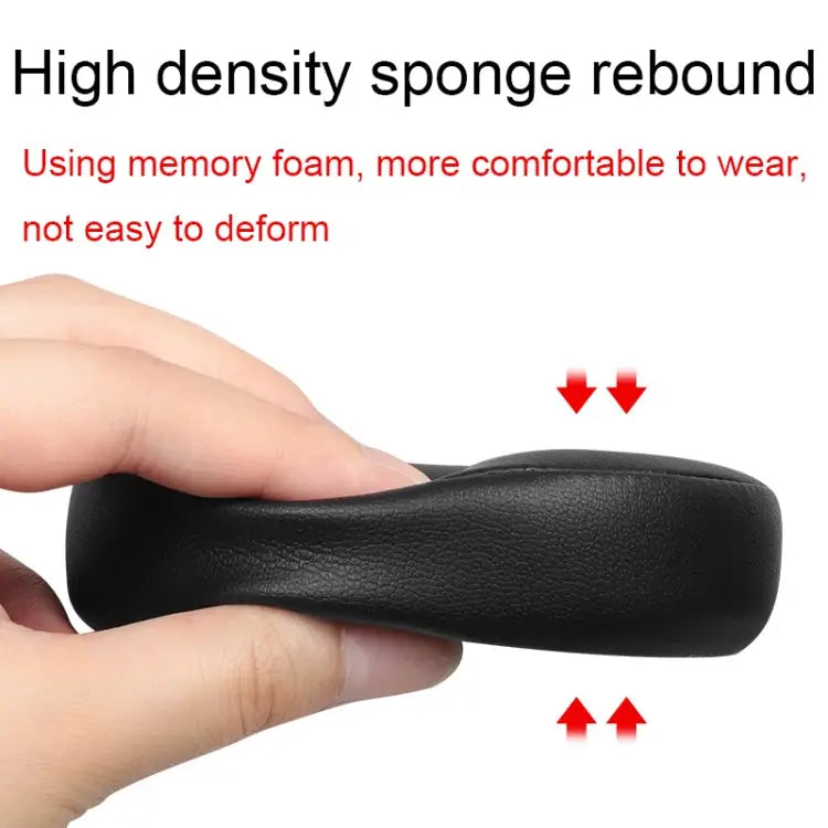 1 Pair For Edifier G5BT Leather Headset Breathable Sponge Cover For Edifier G5BT - For Edifier G5BT / Black