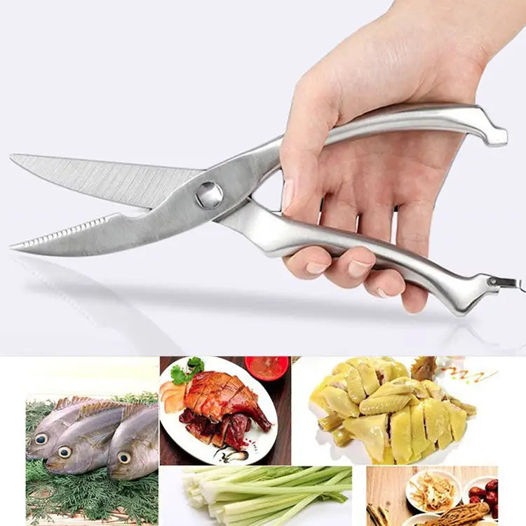 10 inch Kitchen Poultry Fish Chicken Bone Stainless Steel Cutter Cook Gadget Shear Blister Package Blister Package