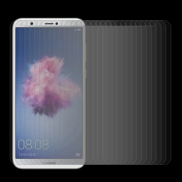 100 PCS for Huawei P smart / Enjoy 7S 0.26mm 9H Surface Hardness 2.5D Curved Tempered Glass Screen Protector Film For P