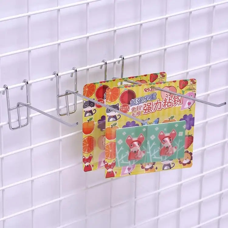 10pcs 3.5mm Supermarket Iron Grid Shelf Hook Length: 5cm 3.5mm 5cm - 3.5mm 5cm