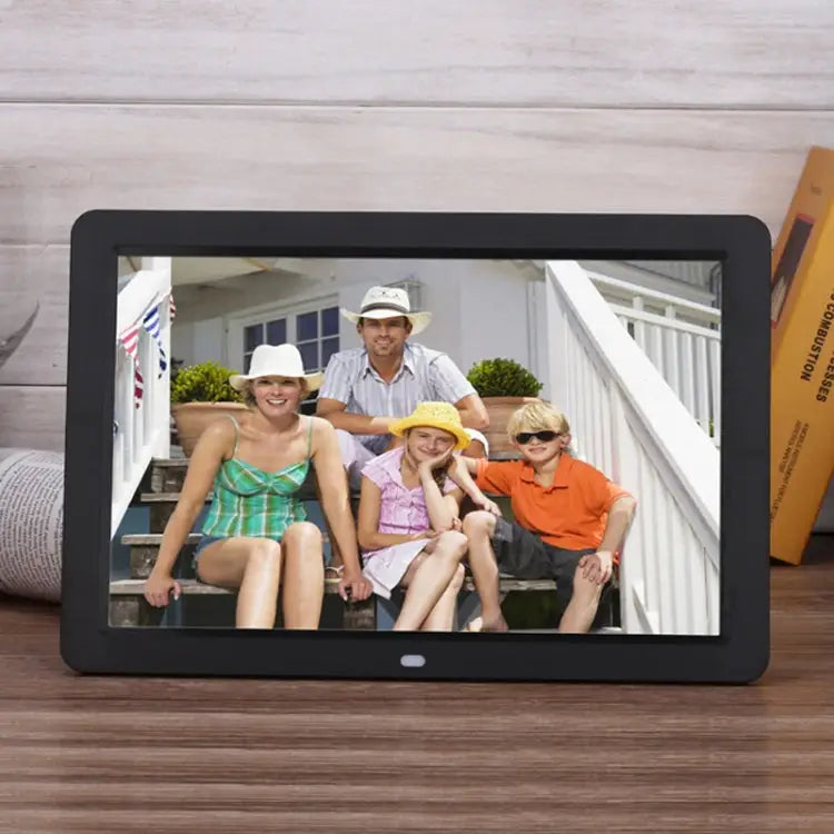 12.0 Inch LED Display Multi-media Digital Photo Frame with Holder / Music & Movie Player / Remote Control Function