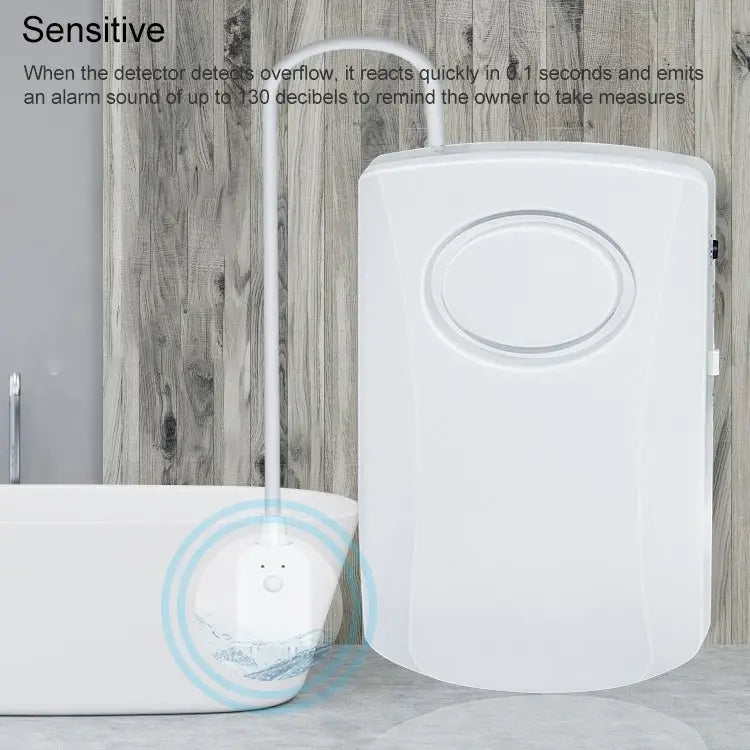 130dB Water Leakage Alarm Detector Sensor Detection Flood Alert Overflow Home Security Alarm System Flood Alert - Flood