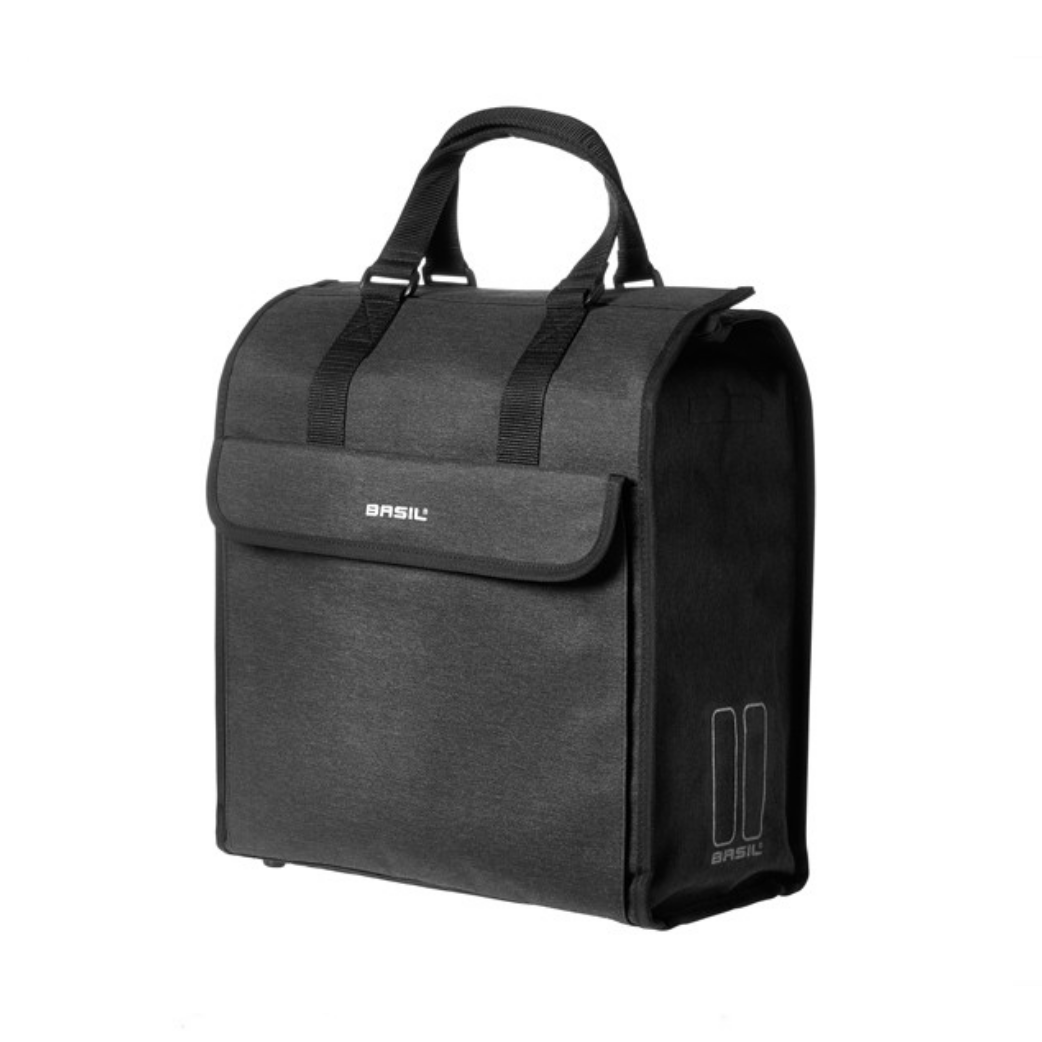 BD0801A Tas Mira shopper vierkant zwart