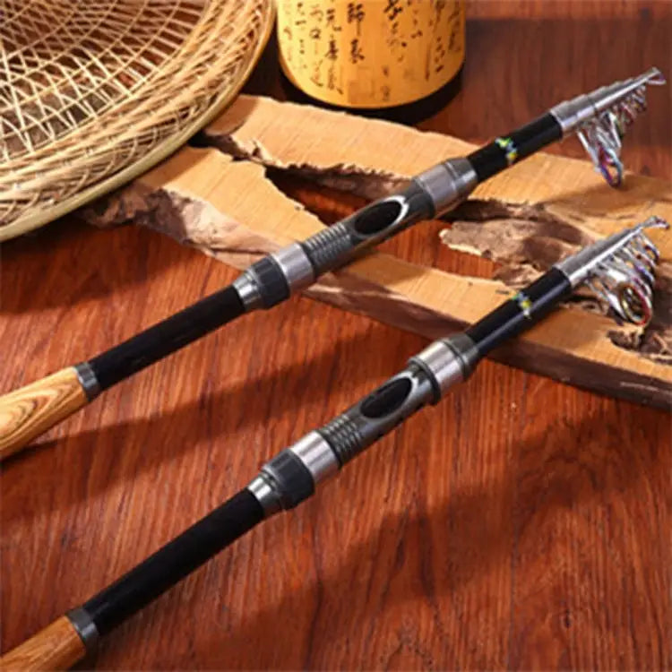 2.1m Carbon Pole Travel Portable Fishing Pole,Random Color Delivery 2.1m - 2.1m