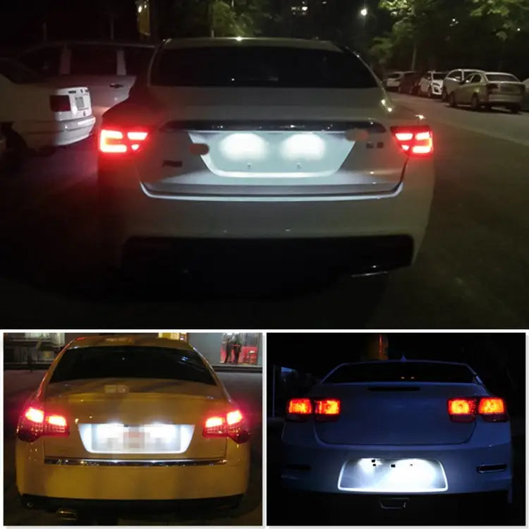 2 PCS DC 12V 3W 150LM 6000K LED License Plate Light 18LEDs SMD-4014 Bulbs Lamps for Chevrolet For Chevrolet