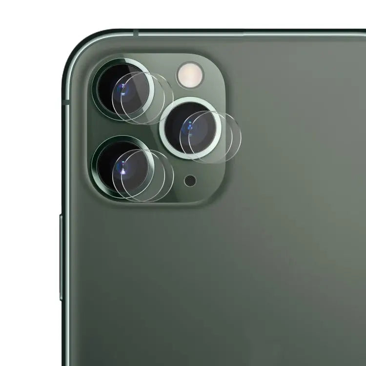 2 PCS ENKAY Hat-Prince 0.2mm 9H 2.15D Round Edge Rear Camera Lens Tempered Glass Film for iPhone 11 Pro iPhone 11