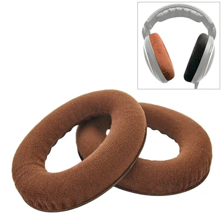 2 PCS For Sennheiser HD515 / HD555 / HD595 / HD598 / HD558 / PC360 Flannel Earphone Cushion Cover Earmuffs Replacement