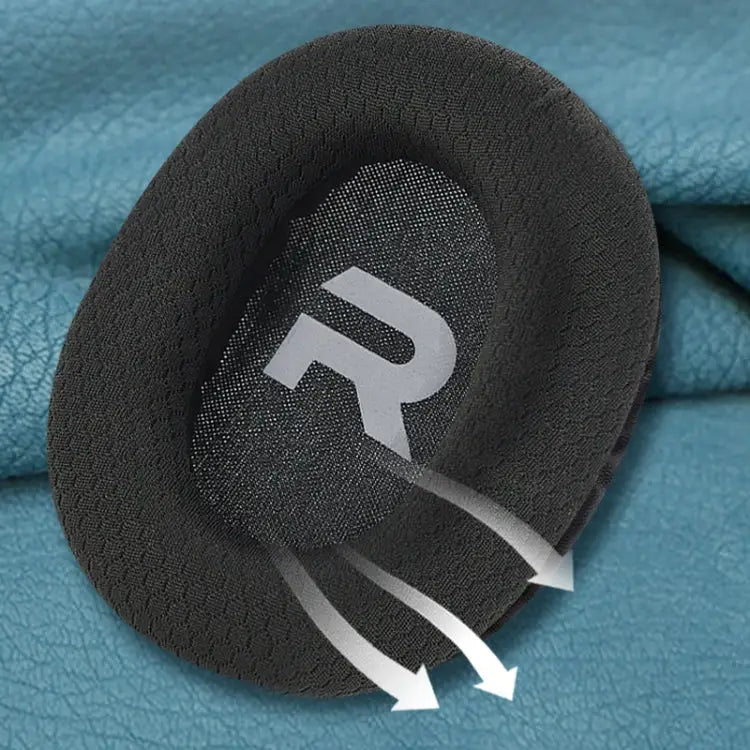 2 PCS Suitable for Somic G936N Commander Headphone Cover Sponge Cover Head-mounted Gaming Earmuffs Black Mesh - Black