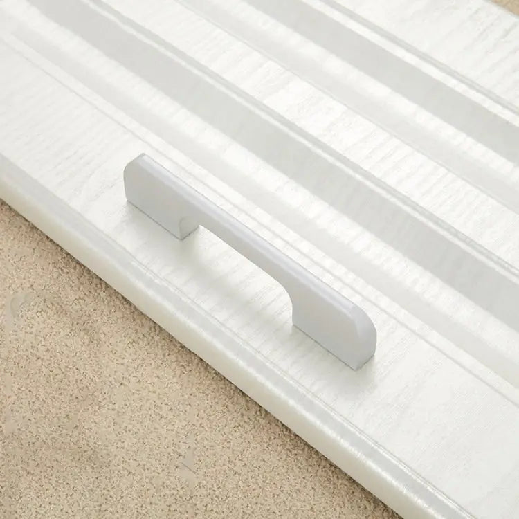 2049-128 Drawer Cabinet Door Aluminum Alloy Handle Straight Door Handle 2049-128 (Black) 2049-128 (White) - 2049-128