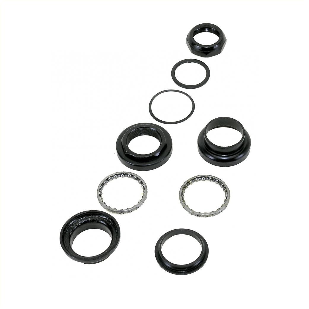 AC0107A balhoofd 1.1/8" 25.4/34/30 zwart