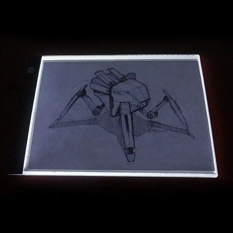 3.5W 5V LED USB Three Level of Brightness Dimmable A4 Acrylic Scale Copy Boards Anime Sketch Drawing Sketchpad Copy