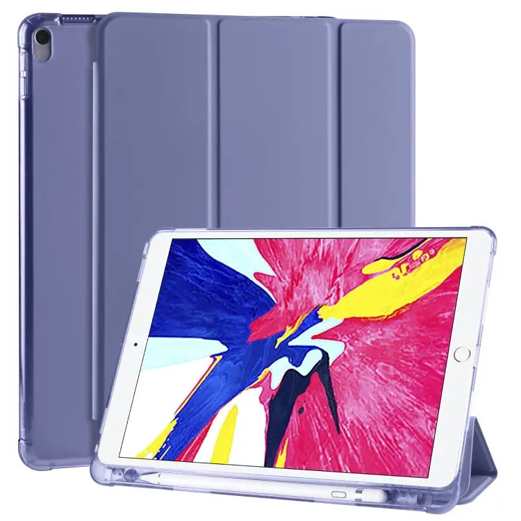3-folding Horizontal Flip PU Leather + Shockproof TPU Case with Holder & Pen Slot For iPad Pro 11 (2020) / iPad Pro
