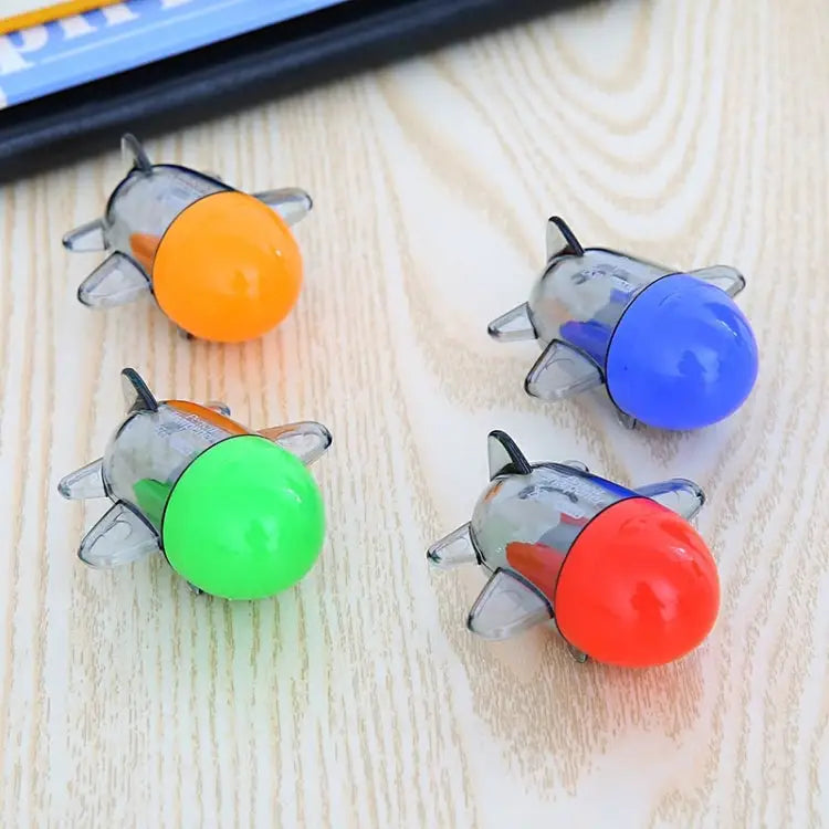 3 PCS Creative Cute Small Aircraft Style Pencil Sharpeners Mechanical Machine School Stationery Office Supplies Random
