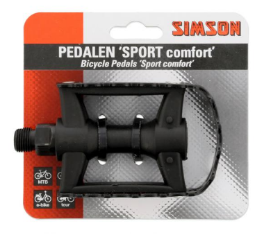 RE0105A Simson pedalen 'Sport Comfort'