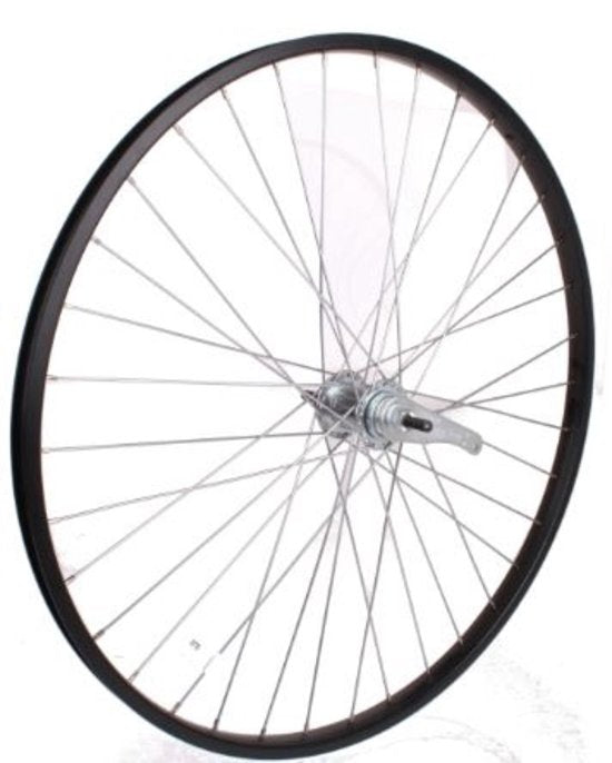 Z Wiel achter 28x5/8 ALU ZWART KT