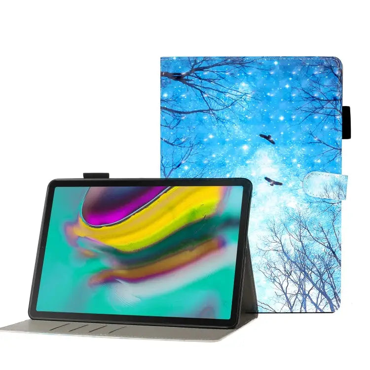 3D Embossing Pattern Horizontal Flip Leather Case with Holder & Card Slots & Wallet For Galaxy Tab A 8.0 (2019) T290