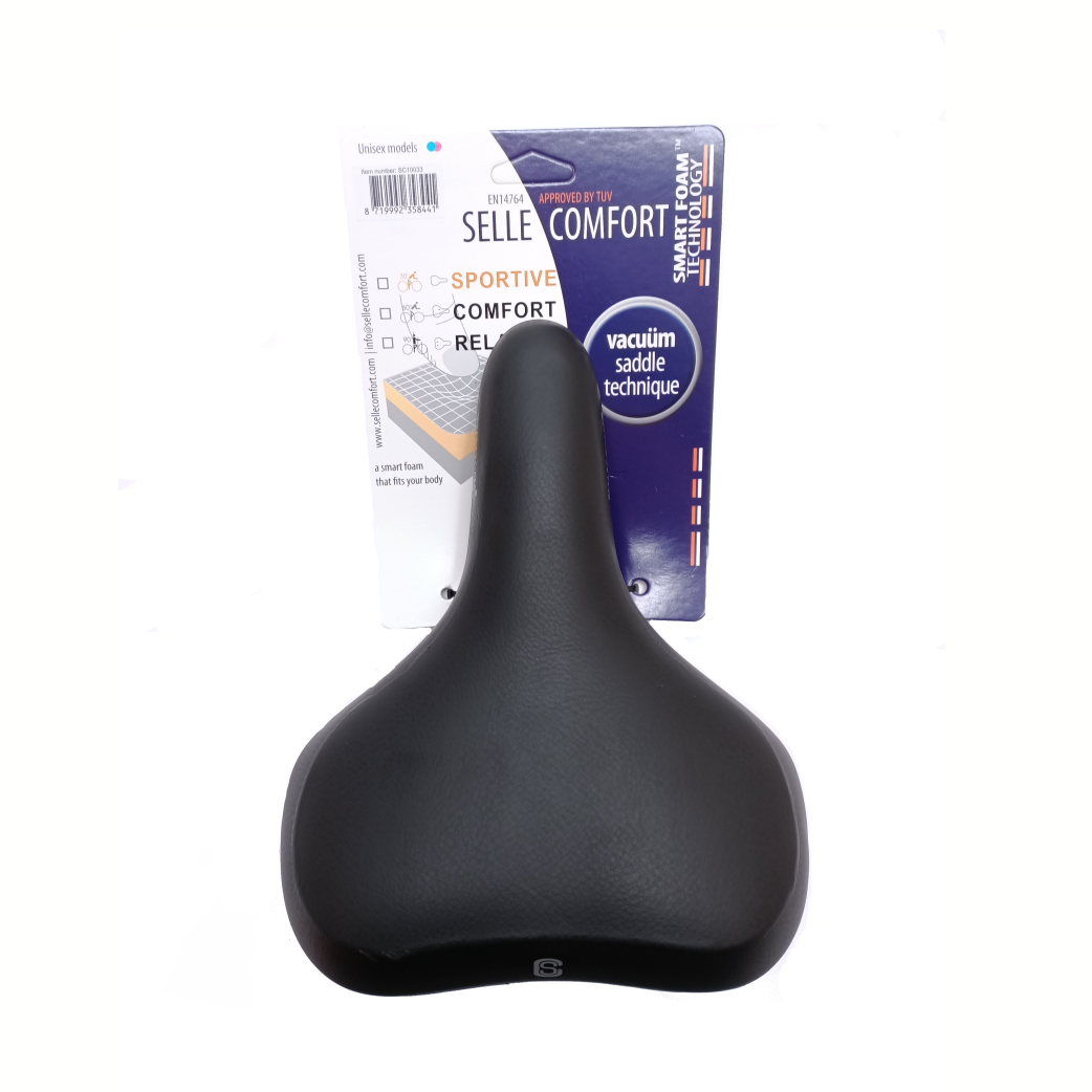 FD1501A Selle Comfort Zadel pure zwart