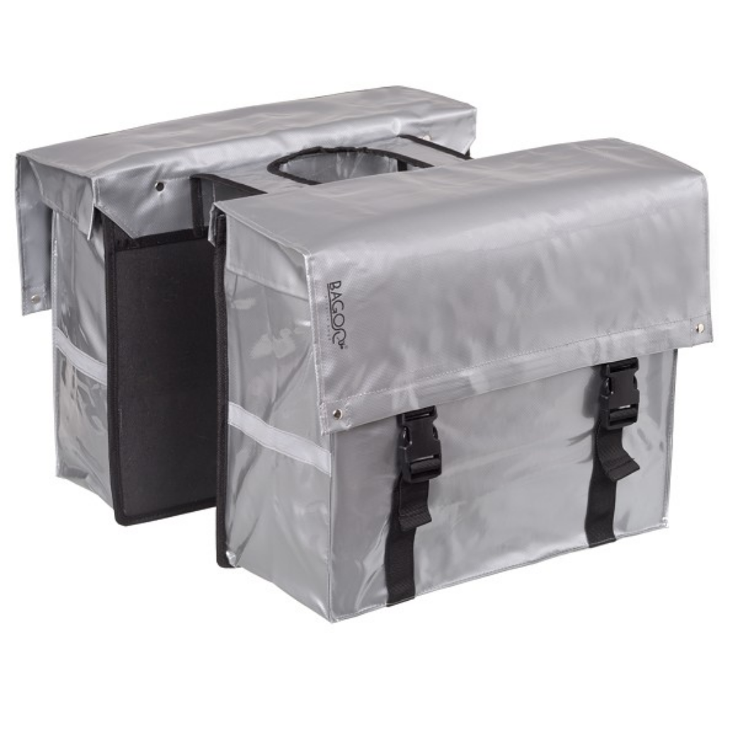 FD0101A Tas Bagoo dubbel zilver 46L