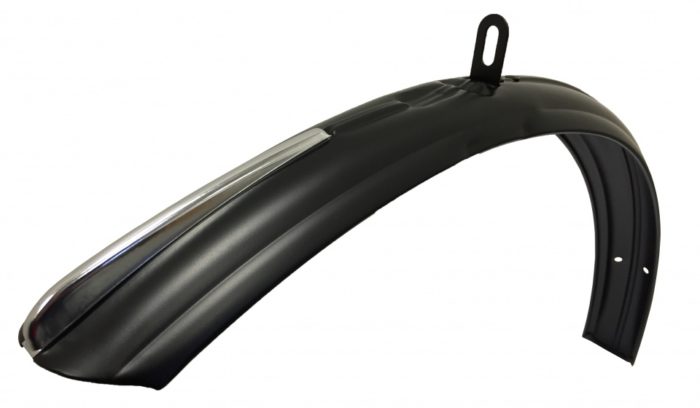 FB1002B Spatbord V 28x1 1/2 mat-zwart