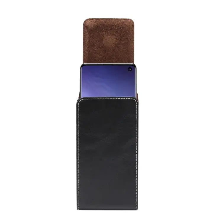 5.5 inch Universal Vertical Lambskin Texture Waist Bag for iPhone XR & 8 Plus Galaxy S10 Huawei P30 Lite - For 5.5 inch
