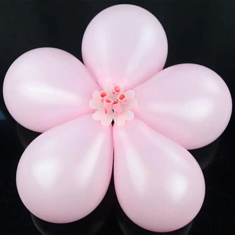 50 PCS Flower Balloons Decoration Accessories Plum Clip Practical Birthday Wedding Party Plastic Balloon Clip 50 PCS
