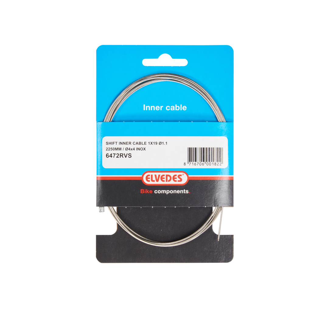 QB0403A Binnenkabel RVS 2.25M versn