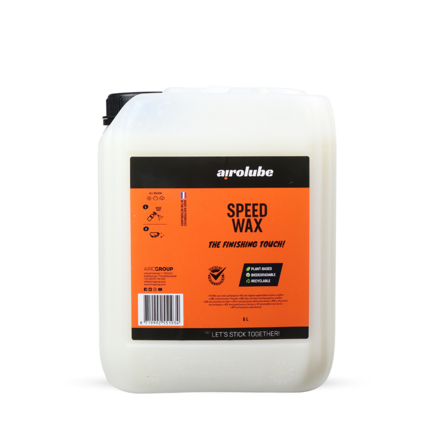BC0305A Airolube Speed wax 5L VV