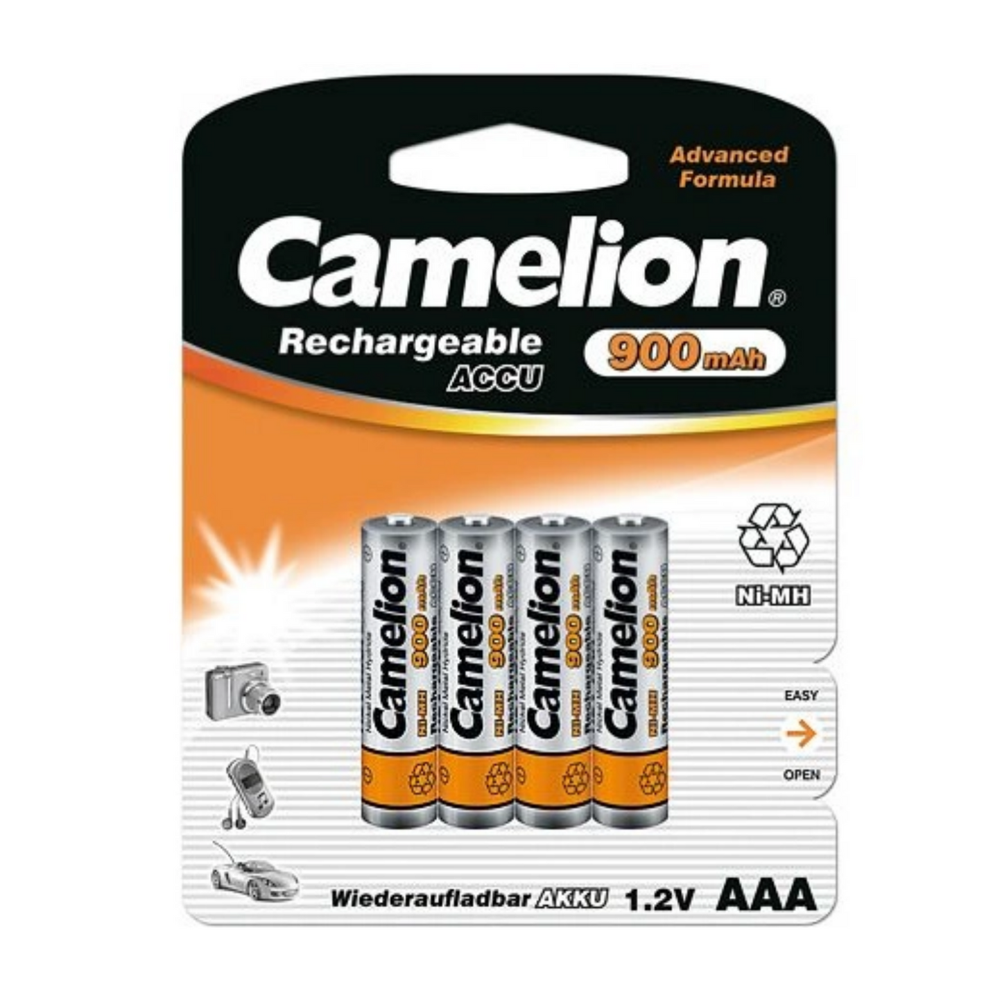 QA0101A Batterij AAA oplaadbaar per 4