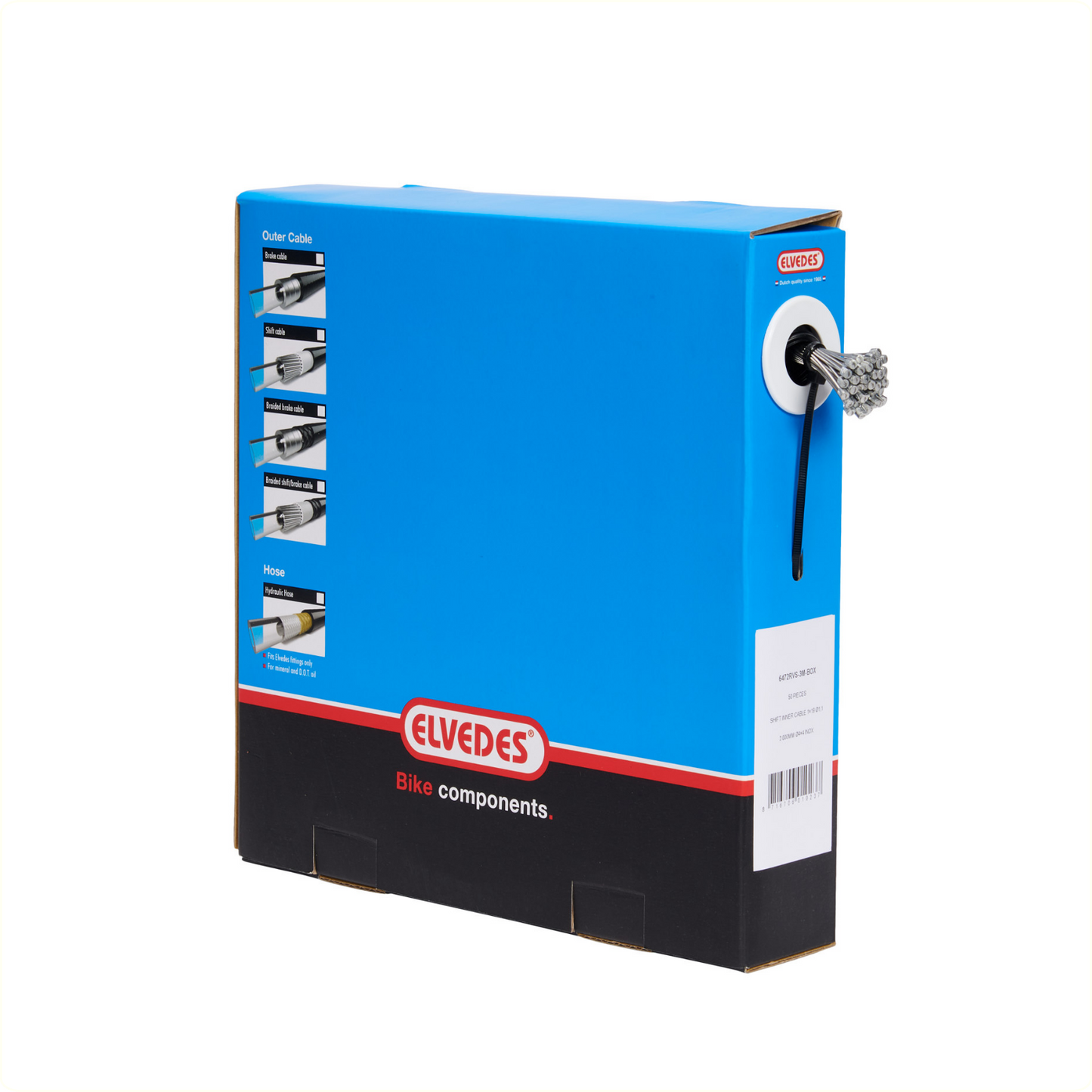 BB1402A Binnenkabel RVS 3.00M Nippel 4x4