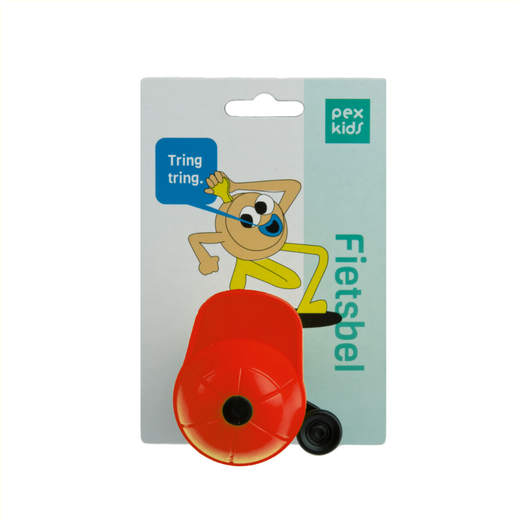 BH0901A PexKids fietsbel Pietje met pet