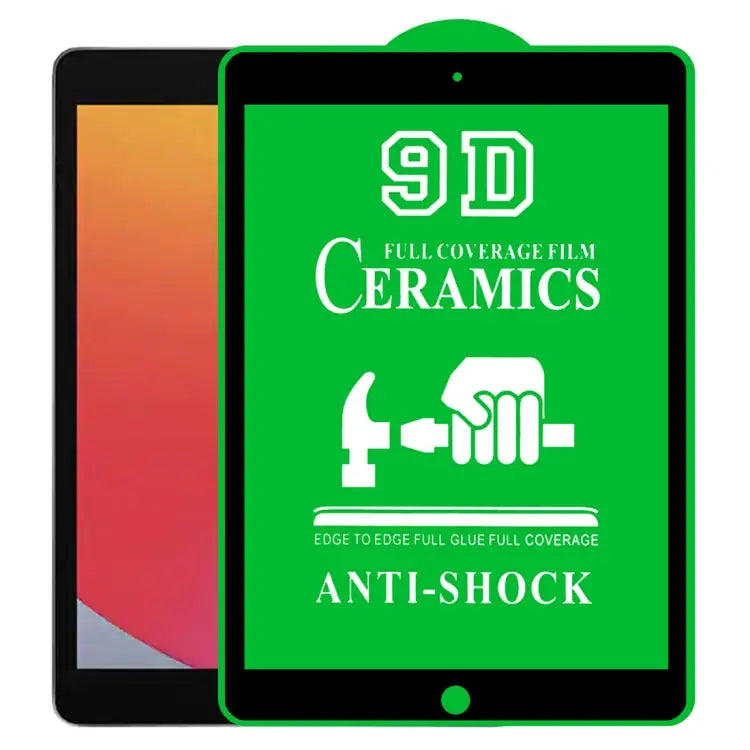 9D Full Screen Full Glue Ceramic Film For iPad 4 / 3 / 2 9.7 inch (1 PC) For iPad 10.2 2021 / 2020 / 2019 (1 PC)