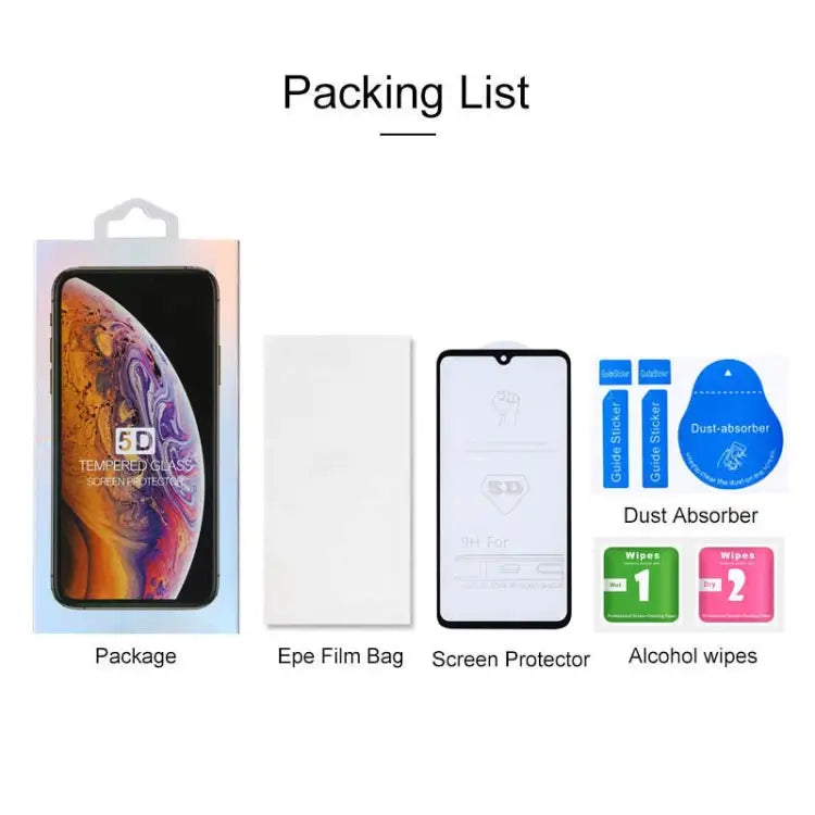 9H 5D Full Glue Full Screen Tempered Glass Film for Huawei Mate 20 For Huawei Mate 20 - For Huawei Mate 20