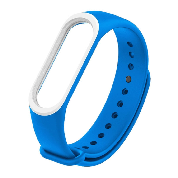 Colorful Silicone Watch Band for Xiaomi Mi Band 3 & 4 (Brown+White), CA0115A, CA0115B, CA0115C, CA0115D, CA0115E, CA0115F, CA0115G, CA0115H, CA0115I, CA0115J