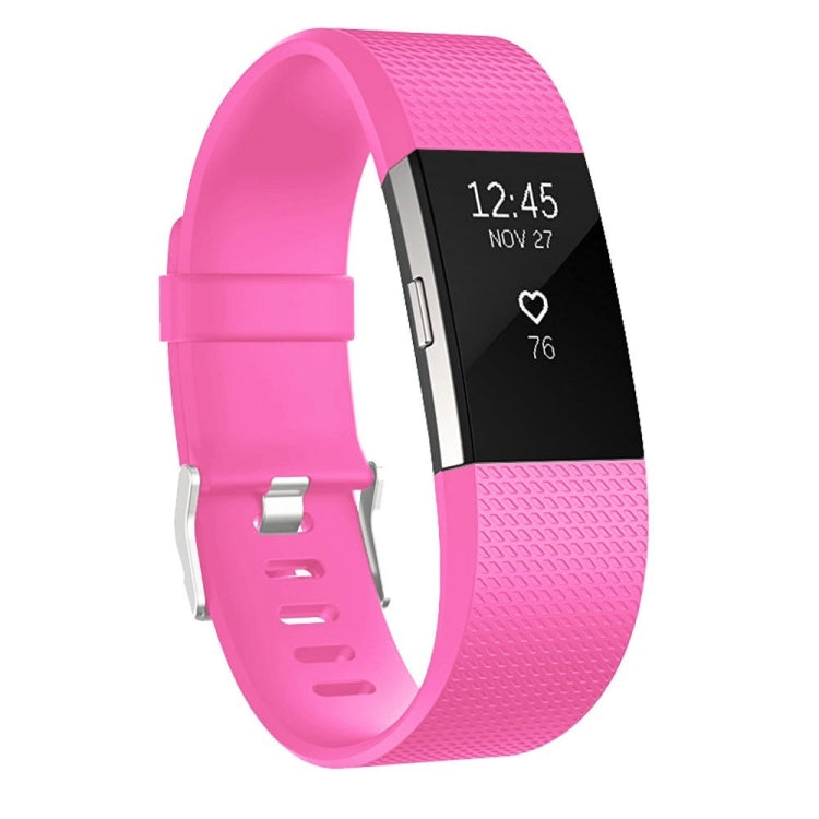 Square Pattern Adjustable Sport Watch Band for FITBIT Charge 2, Size: L, 12.5x8.5cm, L, Black, L, Light Pink, L, Light Purple, L, Mint Green, L, Coral Red, L, Navy Blue, L, Dark Purple, L, Purple, L, Cyan, L, Pink, L, Red, L, Green, L, Rose Red, L, Gre...