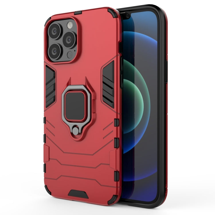 Shockproof PC + TPU Protective Case with Magnetic Ring Holder, For iPhone 13 mini, For iPhone 13, For iPhone 13 Pro, For iPhone 13 Pro Max
