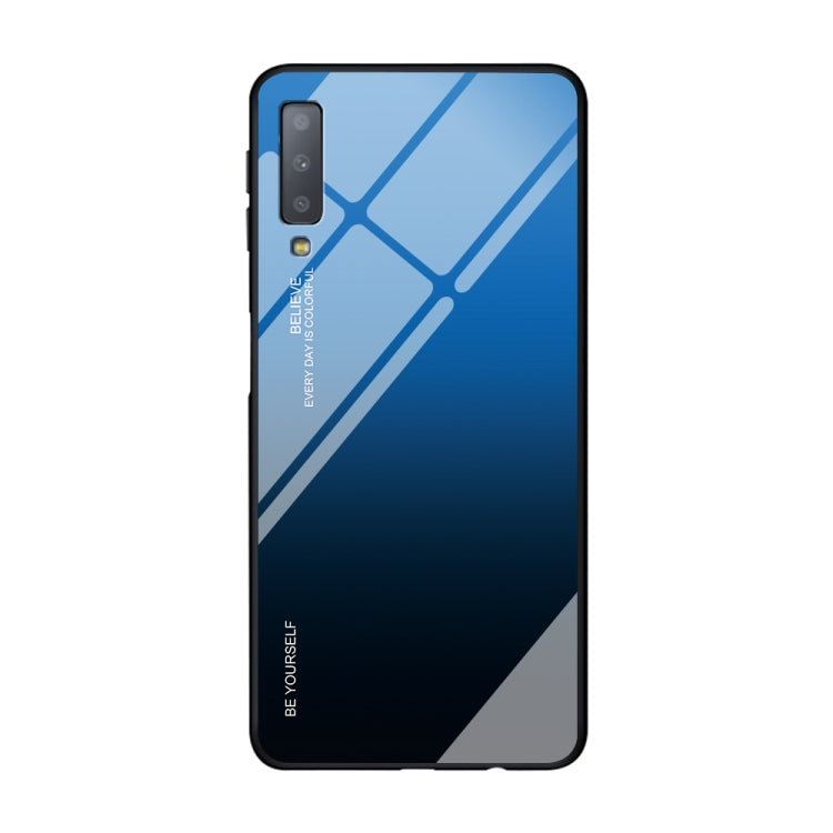 Gradient Color Glass Case, For Huawei P30 Lite, For Huawei P30, For Huawei Y5 (2019)
