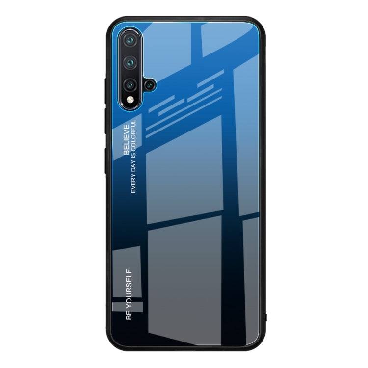 Gradient Color Glass Case, For Huawei Honor 8X, For Huawei Honor 10 Lite, For Huawei Nova 5i Pro