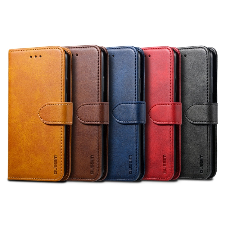GUSSIM Magnetic Horizontal Flip Leather Case with Holder & Card Slots & & Wallet, For iPhone 6, For iPhone 6 Plus, For iPhone 8 Plus / 7 Plus, For iPhone 8 / 7
