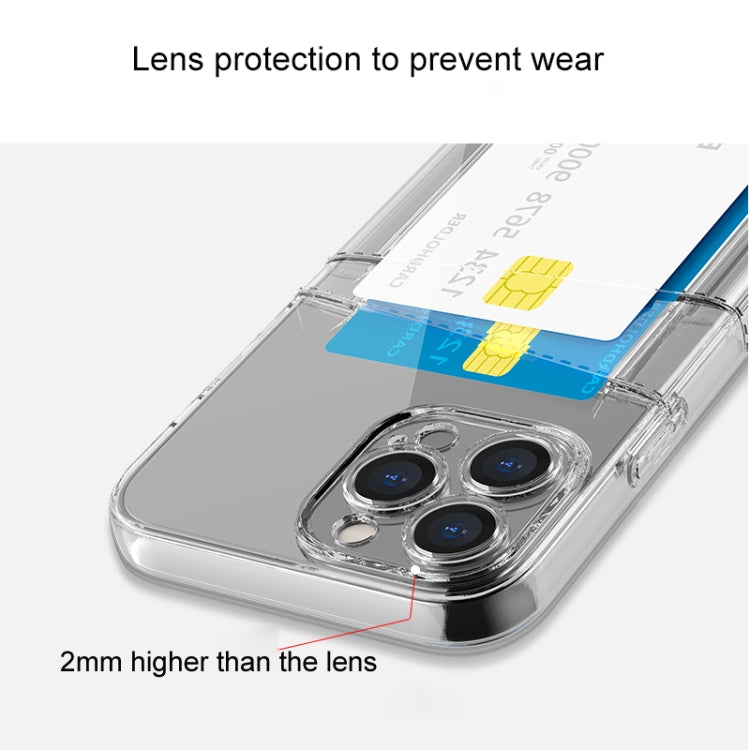 Dual Card TPU Phone Case, For iPhone 12 Pro Max, For iPhone 11, For iPhone 11 Pro