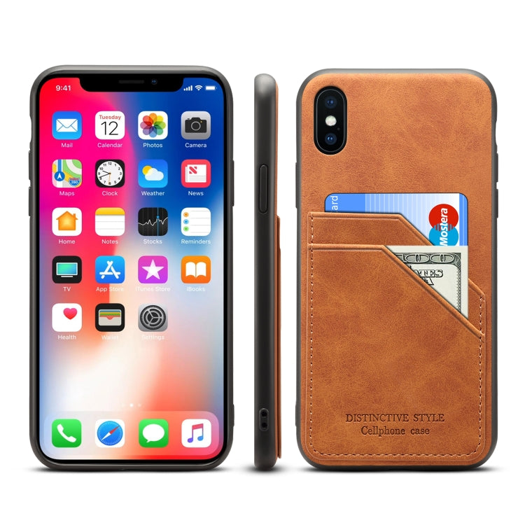Card Slots Full Coverage PU+TPU Phone Case