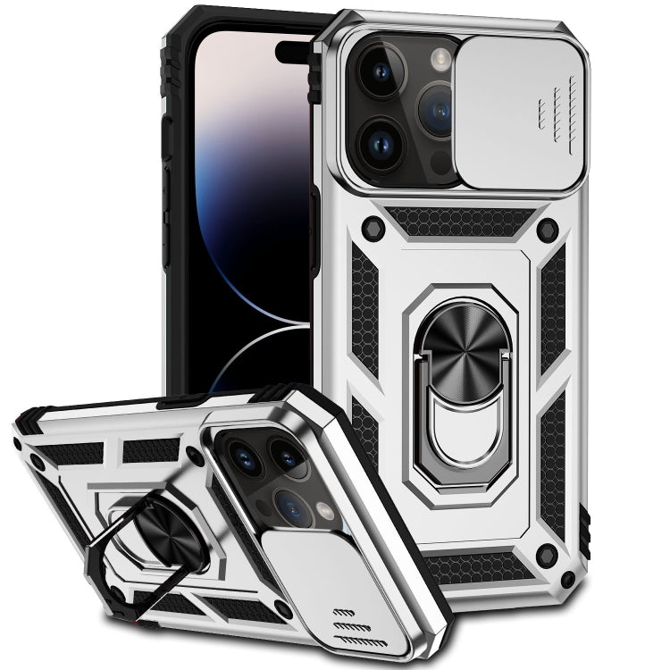Sliding Camshield Holder Phone Case, For iPhone 14 Pro Max